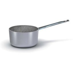 Ballarini Professionale Casseruola media in alluminio antiaderente Stone per induzione con un manico, spessore 4 mm, diam. 24cm