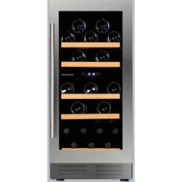 Dunavox Cantina Linea Exclusive 2 temperat. porta vetrata con cornice inox e maniglia inox - classe G, 32 bottiglie - DAUF-32.78DSS