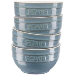 Set di ciotole in ceramica tuchese antico Staub, 4 pezzi diam. 14cm