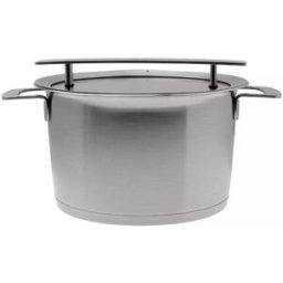 Pentola alta in Acciaio inox diam. 24cm con coperchio linea Phi Collection Fissler