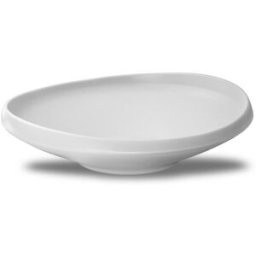 Piatto fondo bianco in porcellana Le Coq Ninfa, diam. 26cm, 6 pezzi