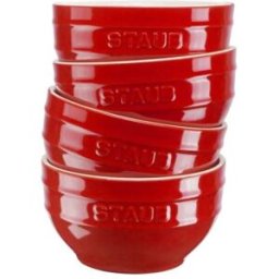 Set di ciotole in ceramica rosso ciliegia Staub, 4 pezzi, diam. 14cm