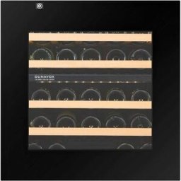 Dunavox Cantina Linea Balance porta 'full glass' nera push to open, classe F, 26 bottiglie - DXB-26.69DB.TO