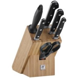 Ceppo portacoltelli in bambù con 6 pezzi serie Professional S di Zwilling