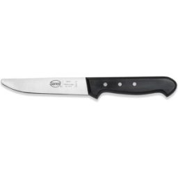 Coltello lama liscia a punta tonda, lama 13cm, linea Steak di Sanelli