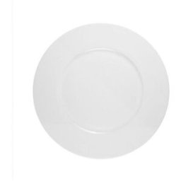 Piatto rotondo bianco in porcellana Le Coq Aglos, diam. 30,5cm, 6 pezzi