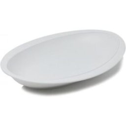 Piatto fondo bianco in porcellana Le Coq Parthenon, cm 28x20, 6 pezzi