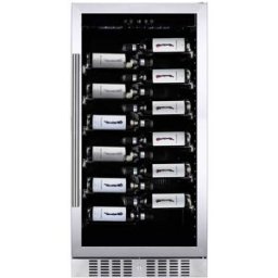 Dunavox Cantina Linea Grande Monotemperatura cornice porta e maniglia inox, classe F, 70 bottiglie - DX-70.258SS