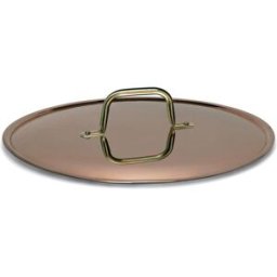 Ballarini Professionale Coperchio piano in rame liscio stagnato, diam.16cm (FINE SERIE)