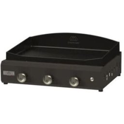 Plancha liscia Amalia Nera a gas 360 Le Marquier