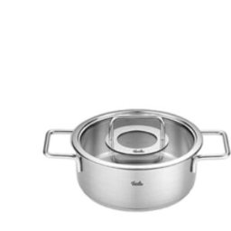 Casseruola in Acciaio inox diam. 20cm con coperchio linea Pure Collection Fissler