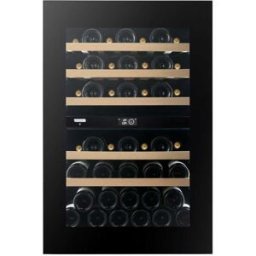 Dunavox Cantina Linea Noble porta 'full glass' nera push to open, classe F, 44 bottiglie - DVN-44.120DB.TO