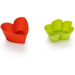 Lekue Confezione 12 stampi muffin cuore/nuvola assortiti Agatha Ruiz de la Prada