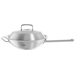 Wok in Acciaio inox diam. 30cm con coperchio linea Original-Profi Collection Fissler