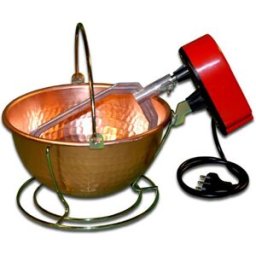 Nuova Fac Cuoca automatica in rame martellato a fondo tondo piccola, diam. 32cm (Mot. 5W)
