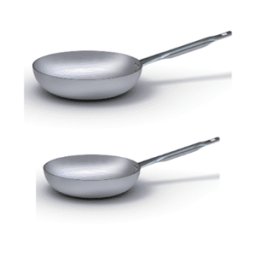 Ballarini - Bis di padelle in alluminio svasate alte, diam. 20 e 24cm