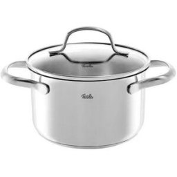 Pentola in Acciaio con coperchio diam. 20cm linea San Francisco Fissler