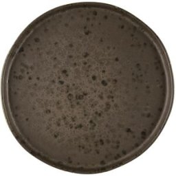 Piatto frutta marrone con puntini ruggine Le Coq Phobos, diam. 20,5cm, 6 pezzi