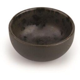 Coppetta rotonda color marrone con puntini ruggine Le Coq Phobos, diam. 8,5cm, 6 pezzi