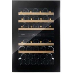 Dunavox Cantina Linea Horizon porta 'full glass' nera push to open, classe F, 44 bottiglie - DVH-44.120DB.TO