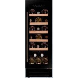 Dunavox Cantina Linea Exclusive porta full glass nera e maniglia nera - classe G, 19 bottiglie - DAUF-19.58B