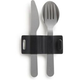 Lekue Set posate mod. To-Go in silicone, 4 pezzi