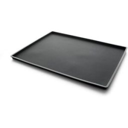 Lekue Foglio da Forno nero in silicone con bordo, dim. 40x30x1,2cm