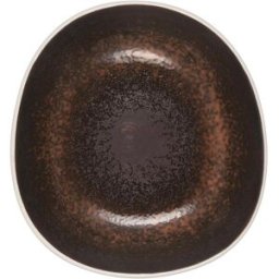 Piatto fondo ruggine in porcellana Le Coq Estia, cm 19x17,5, 6 pezzi