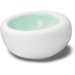 Coppa gourmet acquamarina in porcellana Le Coq Ninfa, cm 17x15,5, 6 pezzi