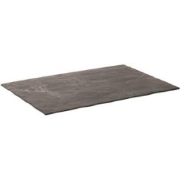 Table Top Vassoio Rettangolarecm 53X32X1,2, linea Royal Black, 3 pezzi