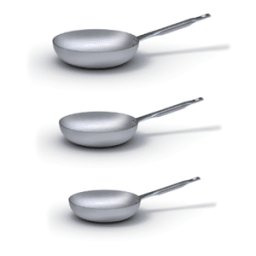 Ballarini - Batteria 3 padelle in alluminio svasate alte, diam. 20/24/28cm