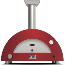 Forno a legna 2 Pizze linea Moderno rosso di Alfa Forni