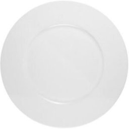Piatto piano bianco in porcellana Le Coq Aglos, diam. 28cm, 6 pezzi