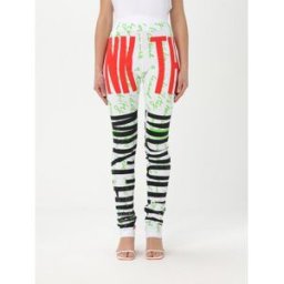 Moschino Leggings in cotone stretch stampato Fantasia Taglia 42