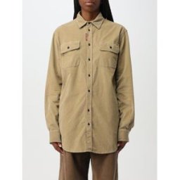 Dsquared2 Camicia in velluto Beige Taglia 44