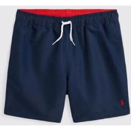 Ralph Lauren Costume da bagno con logo Blue Navy Taglia S