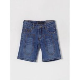Jeckerson Bermuda di jeans con toppe Denim Taglia 7
