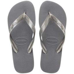 Ciabatte Infradito in Gomma Grigie Havaianas Top Tiras FC 35/36