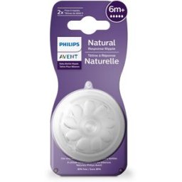 AVENT TETT NAT 3,0 6M+ 2PZ