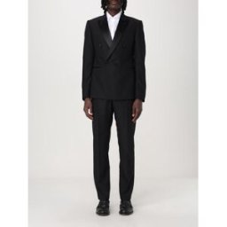 Emporio Armani Abito doppiopetto in lana vergine Nero Taglia 52