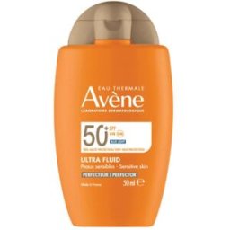 AVENE (Pierre Fabre It. SpA) Avene Solare Ultra Fluid Perfezionatore SPF50 - Protezione solare colorata molto alta per il viso - 50 ml
