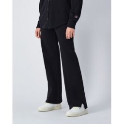 Champion Pantaloni Flare Slim Fit Script Shop Nero Donna S