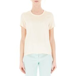 LIU JO Blusa girocollo viscosa CHAMPAGNE 38
