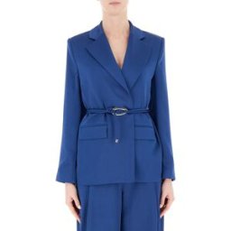 LIU JO Blazer in satin BLU OCEANO 42