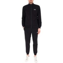 EA7 EMPORIO ARMANI Tuta con zip NERO XXL