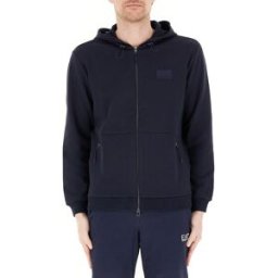 EA7 EMPORIO ARMANI Felpa con cappuccio BLU NOTTE XL