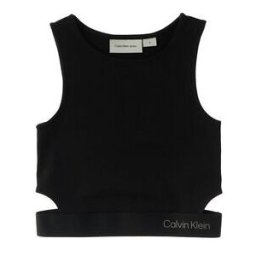 Calvin Klein Top misto viscosa NERO 14
