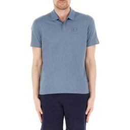 Napapijri Polo in cotone AZZURRO POLVERE S