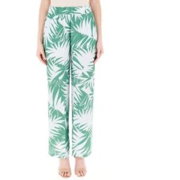 LIU JO Pantalone wide leg VERDE 42