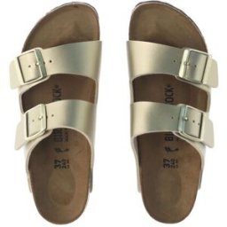 Birkenstock Ciabatte con fibbie ORO 35